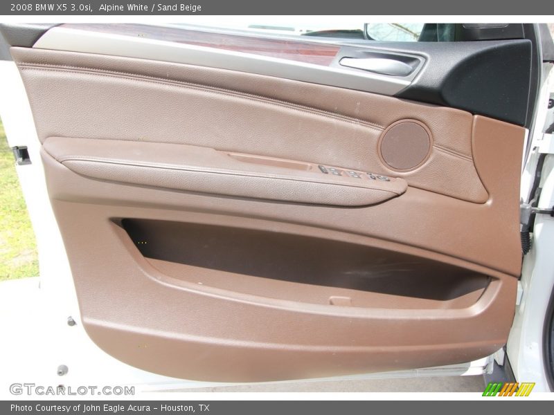 Alpine White / Sand Beige 2008 BMW X5 3.0si