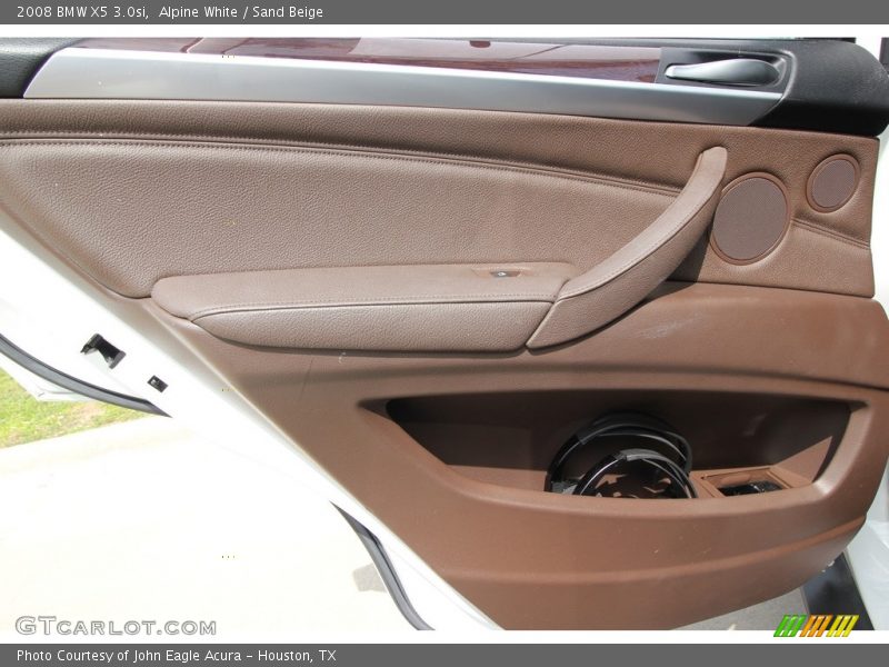 Alpine White / Sand Beige 2008 BMW X5 3.0si