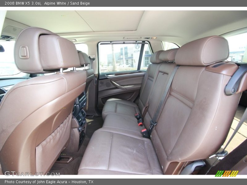 Alpine White / Sand Beige 2008 BMW X5 3.0si