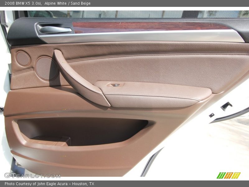Alpine White / Sand Beige 2008 BMW X5 3.0si