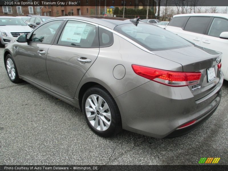 Titanium Gray / Black 2016 Kia Optima EX