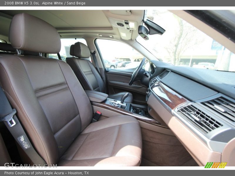 Alpine White / Sand Beige 2008 BMW X5 3.0si
