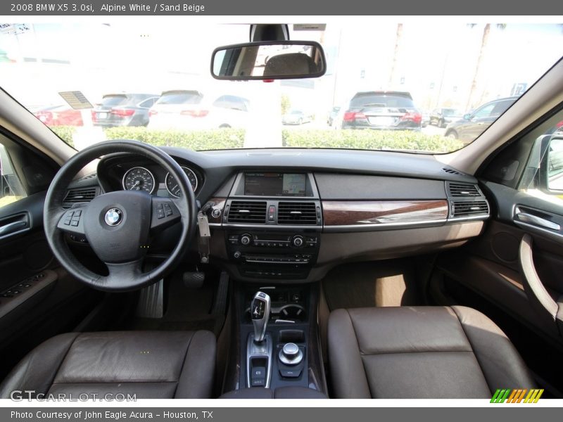 Alpine White / Sand Beige 2008 BMW X5 3.0si