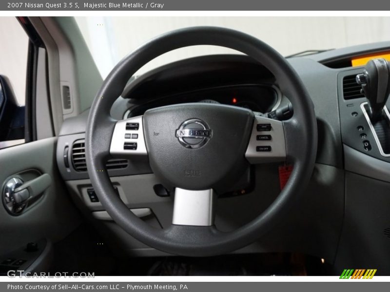 Majestic Blue Metallic / Gray 2007 Nissan Quest 3.5 S