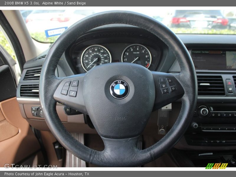 Alpine White / Sand Beige 2008 BMW X5 3.0si