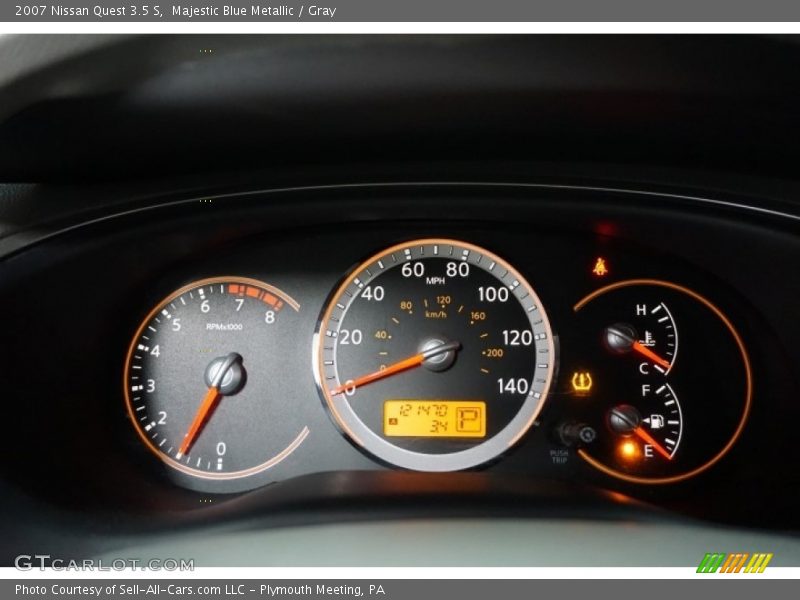 Majestic Blue Metallic / Gray 2007 Nissan Quest 3.5 S