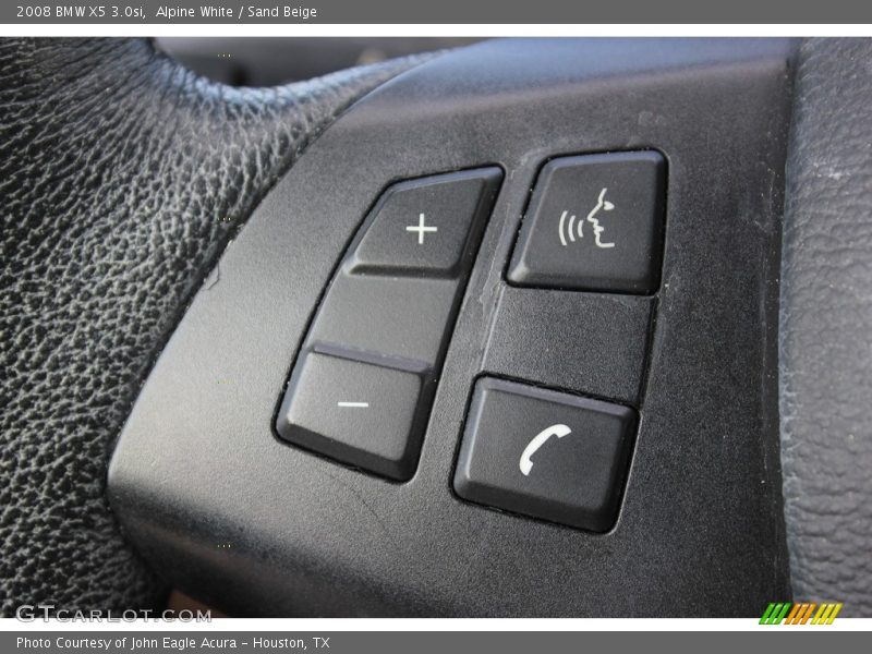 Alpine White / Sand Beige 2008 BMW X5 3.0si