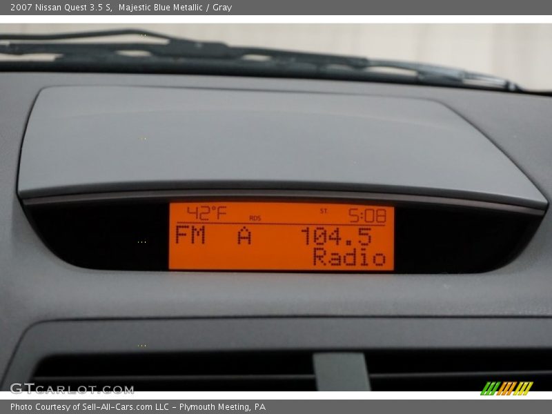 Majestic Blue Metallic / Gray 2007 Nissan Quest 3.5 S