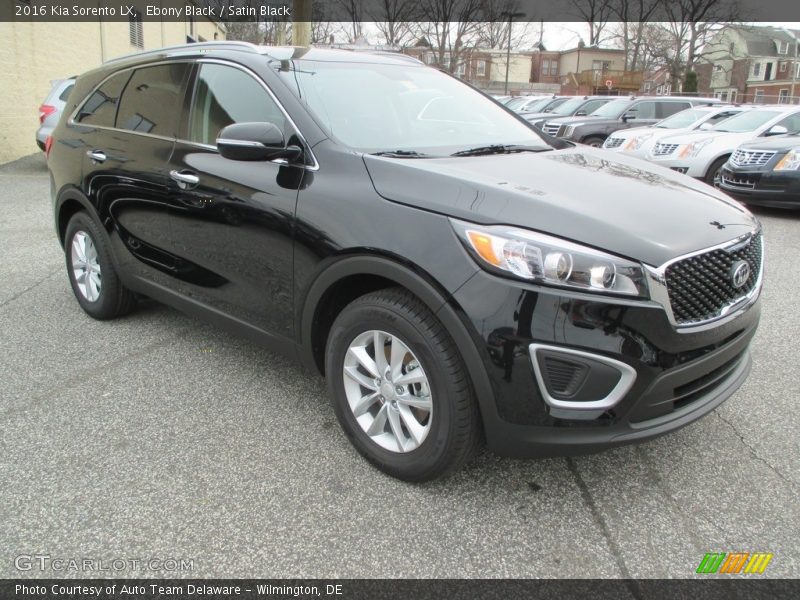 Ebony Black / Satin Black 2016 Kia Sorento LX