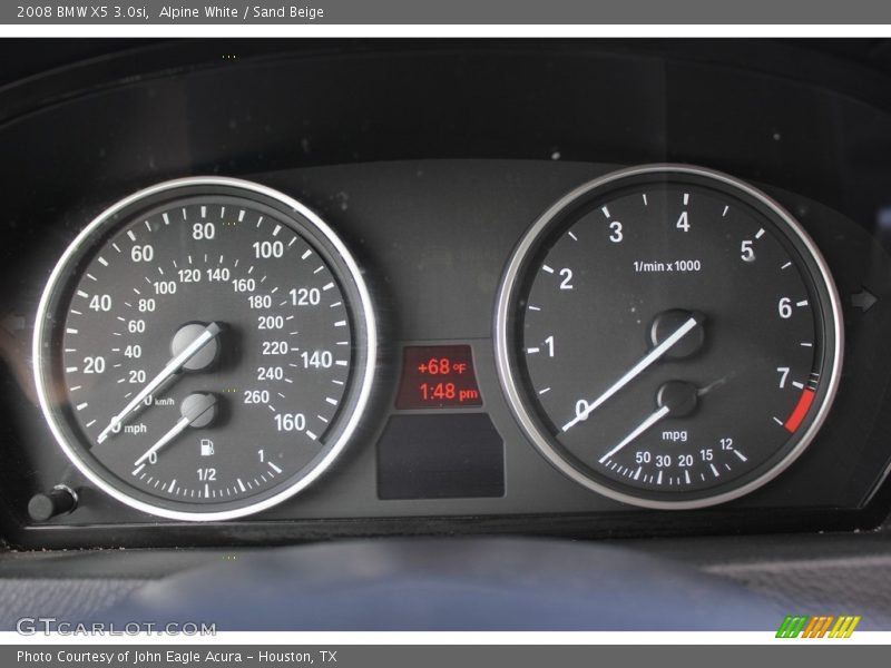 Alpine White / Sand Beige 2008 BMW X5 3.0si