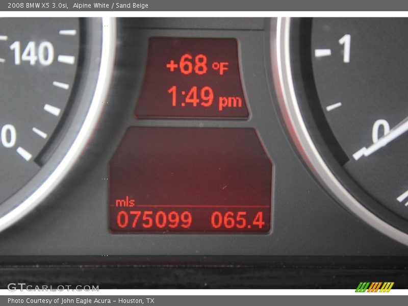 Alpine White / Sand Beige 2008 BMW X5 3.0si