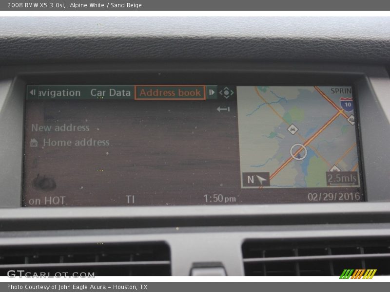 Alpine White / Sand Beige 2008 BMW X5 3.0si