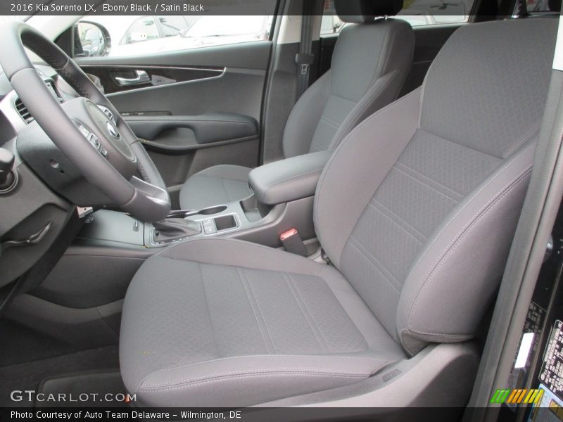 Ebony Black / Satin Black 2016 Kia Sorento LX