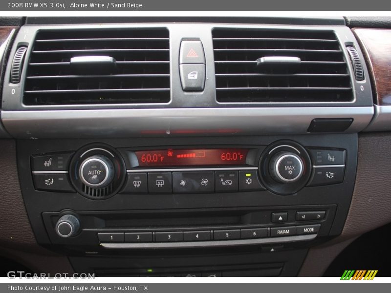 Alpine White / Sand Beige 2008 BMW X5 3.0si