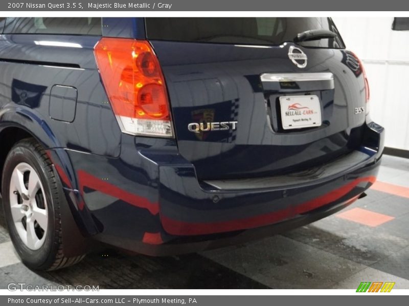 Majestic Blue Metallic / Gray 2007 Nissan Quest 3.5 S