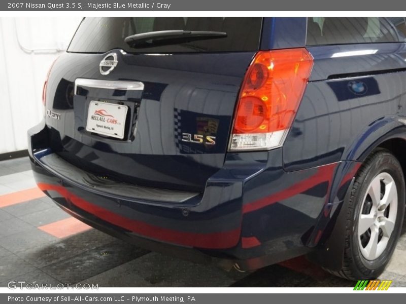 Majestic Blue Metallic / Gray 2007 Nissan Quest 3.5 S