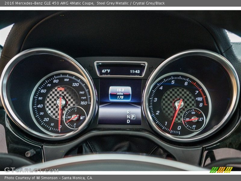  2016 GLE 450 AMG 4Matic Coupe 450 AMG 4Matic Coupe Gauges