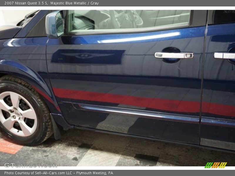 Majestic Blue Metallic / Gray 2007 Nissan Quest 3.5 S