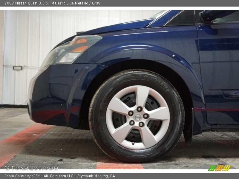 Majestic Blue Metallic / Gray 2007 Nissan Quest 3.5 S