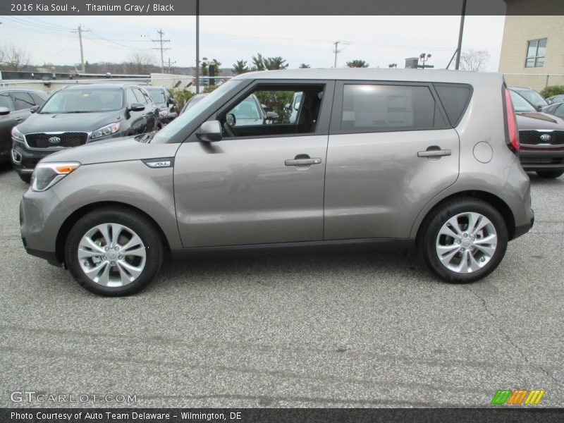Titanium Gray / Black 2016 Kia Soul +