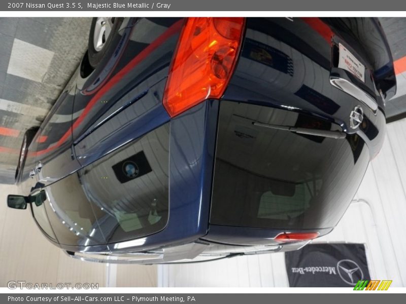 Majestic Blue Metallic / Gray 2007 Nissan Quest 3.5 S