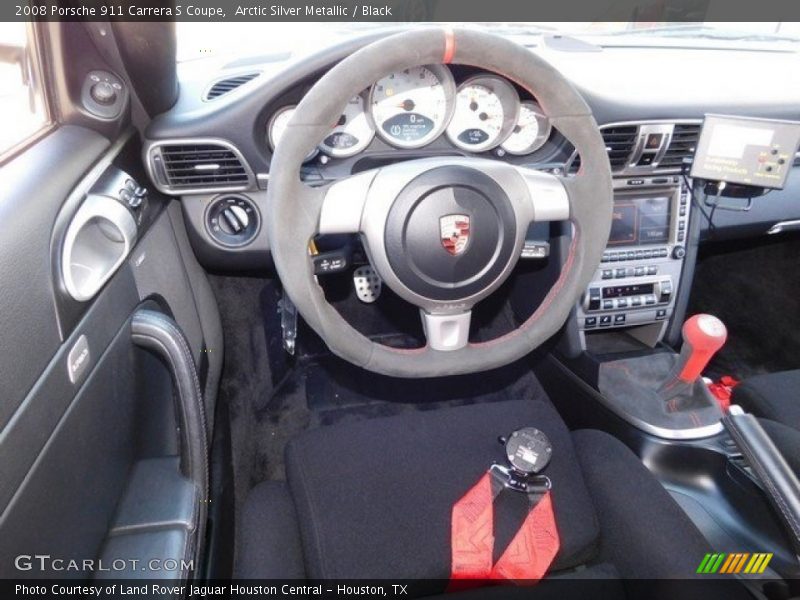 Arctic Silver Metallic / Black 2008 Porsche 911 Carrera S Coupe
