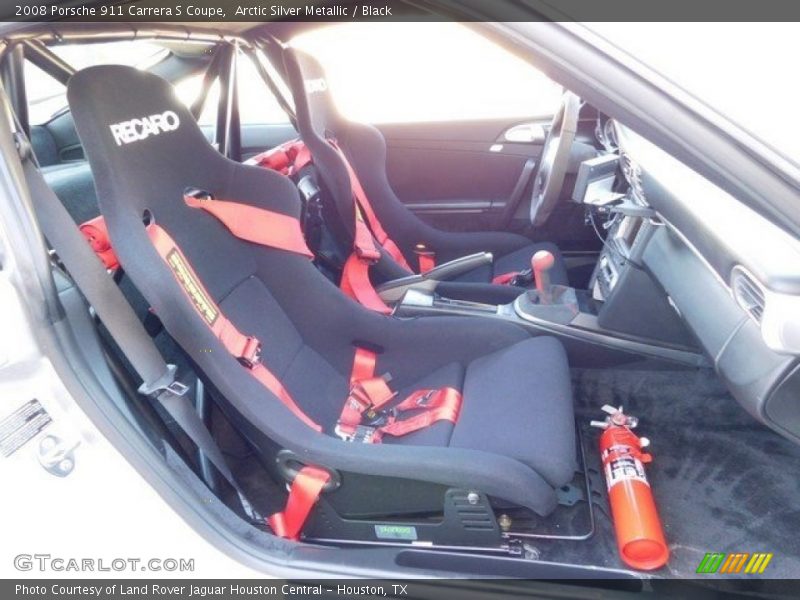 Arctic Silver Metallic / Black 2008 Porsche 911 Carrera S Coupe