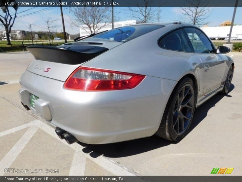 Arctic Silver Metallic / Black 2008 Porsche 911 Carrera S Coupe