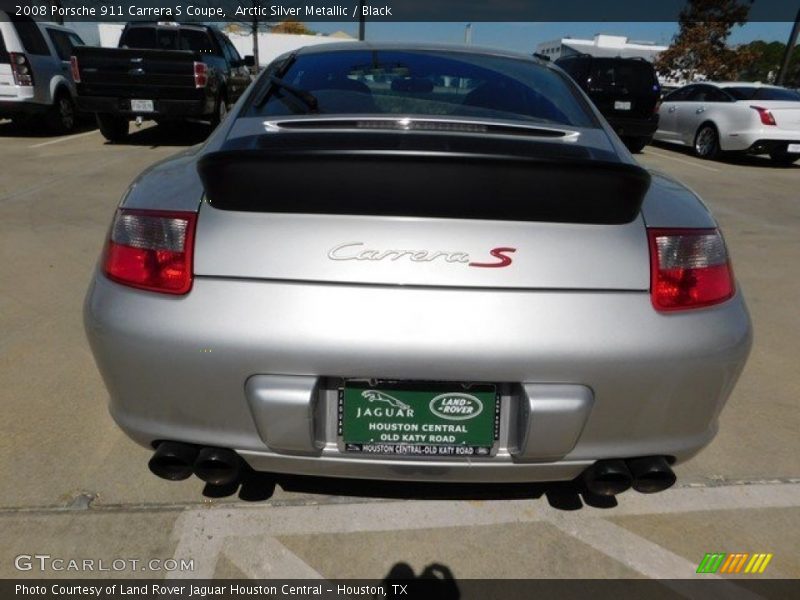 Arctic Silver Metallic / Black 2008 Porsche 911 Carrera S Coupe