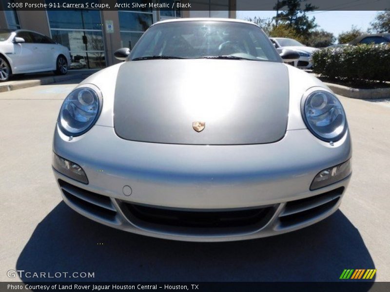 Arctic Silver Metallic / Black 2008 Porsche 911 Carrera S Coupe