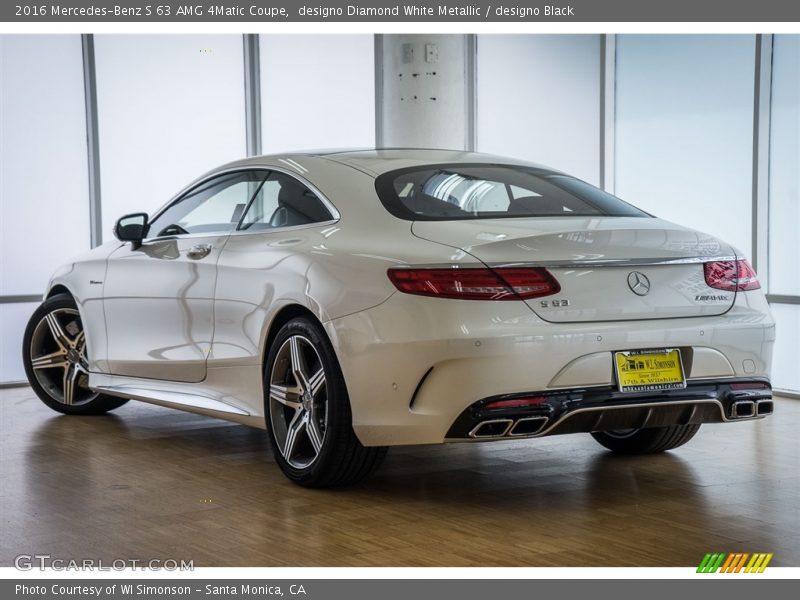 designo Diamond White Metallic / designo Black 2016 Mercedes-Benz S 63 AMG 4Matic Coupe