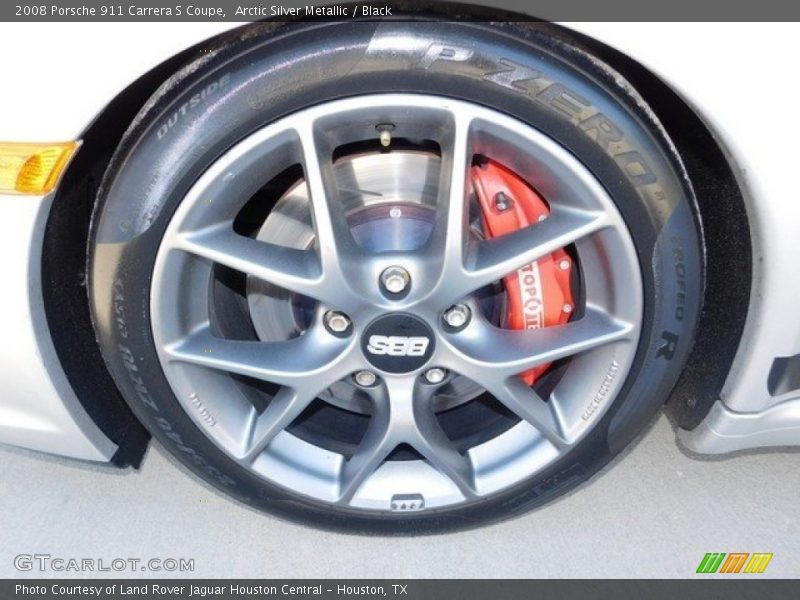 Arctic Silver Metallic / Black 2008 Porsche 911 Carrera S Coupe
