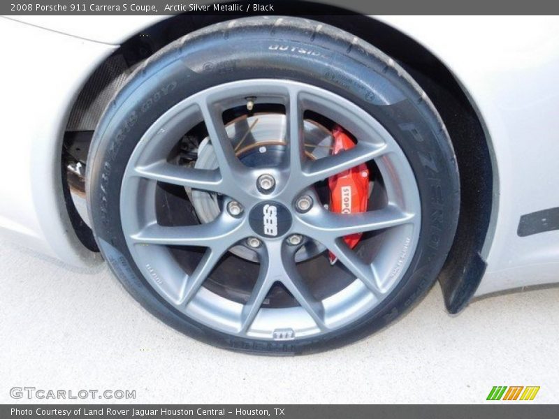Arctic Silver Metallic / Black 2008 Porsche 911 Carrera S Coupe