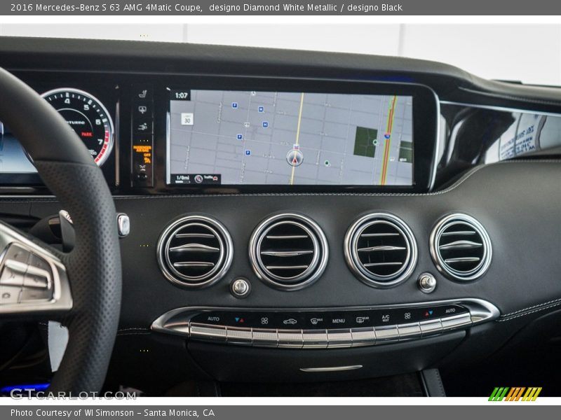 Controls of 2016 S 63 AMG 4Matic Coupe