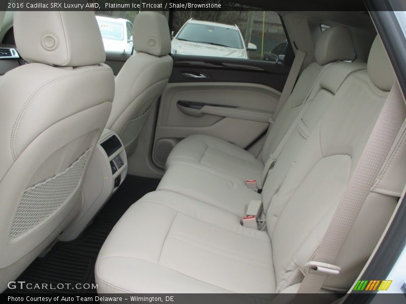 Platinum Ice Tricoat / Shale/Brownstone 2016 Cadillac SRX Luxury AWD