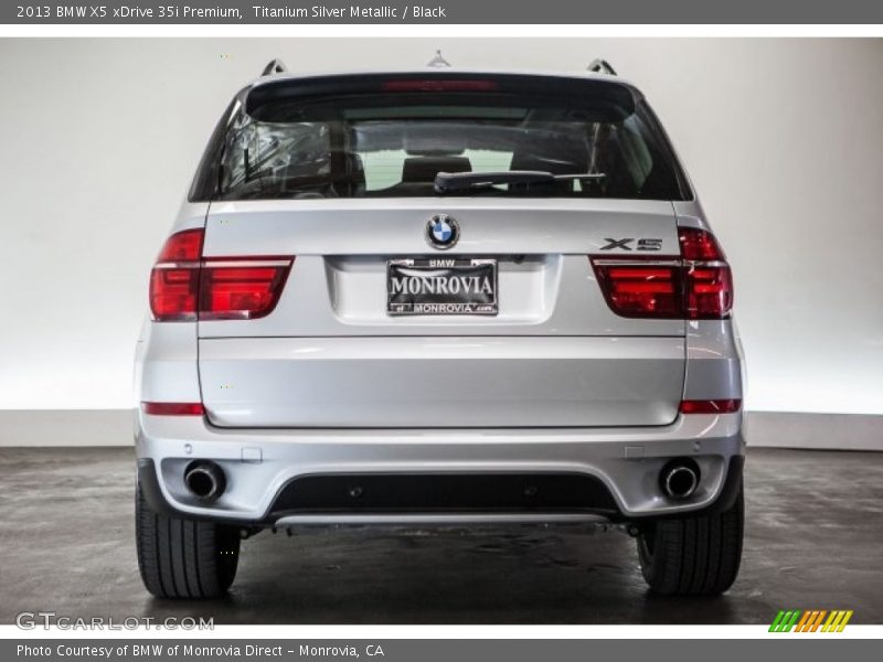 Titanium Silver Metallic / Black 2013 BMW X5 xDrive 35i Premium
