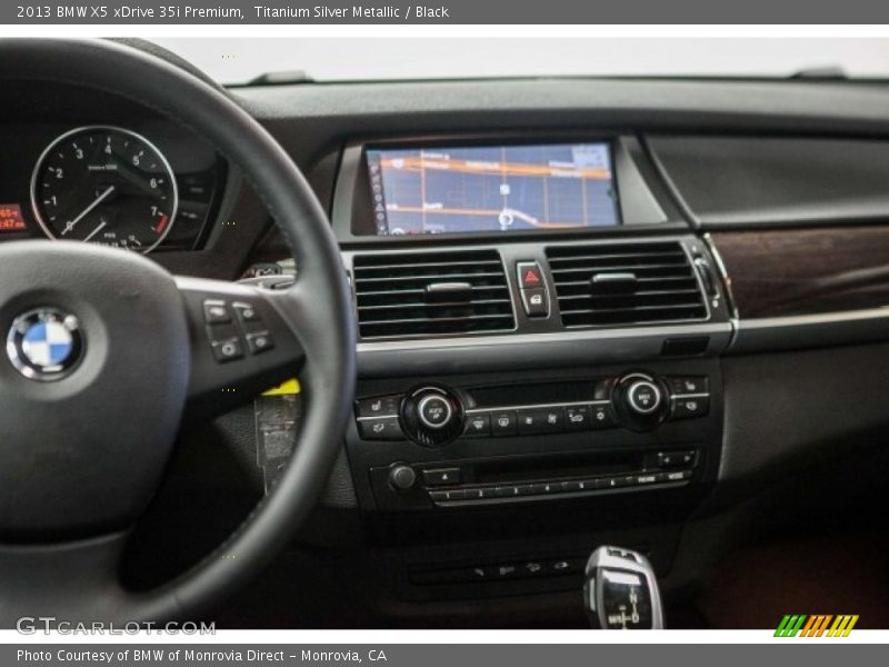 Titanium Silver Metallic / Black 2013 BMW X5 xDrive 35i Premium