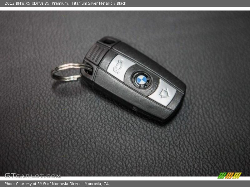 Titanium Silver Metallic / Black 2013 BMW X5 xDrive 35i Premium