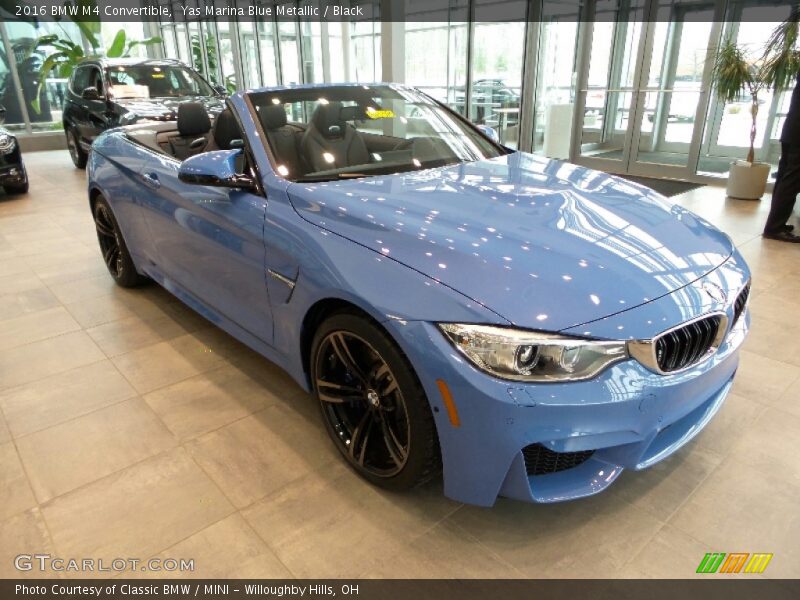  2016 M4 Convertible Yas Marina Blue Metallic