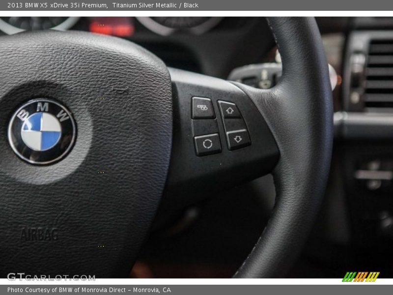 Titanium Silver Metallic / Black 2013 BMW X5 xDrive 35i Premium