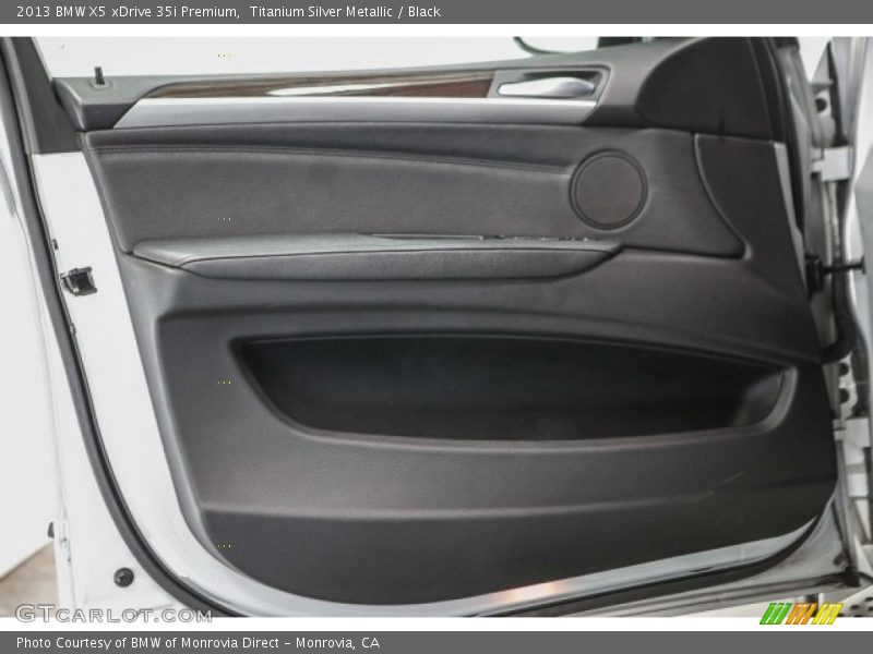 Titanium Silver Metallic / Black 2013 BMW X5 xDrive 35i Premium