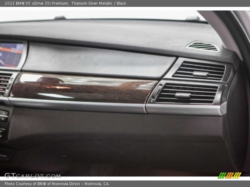 Titanium Silver Metallic / Black 2013 BMW X5 xDrive 35i Premium