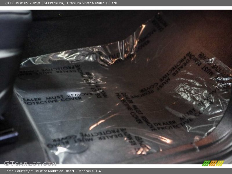 Titanium Silver Metallic / Black 2013 BMW X5 xDrive 35i Premium