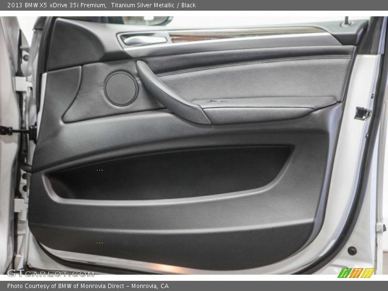Titanium Silver Metallic / Black 2013 BMW X5 xDrive 35i Premium