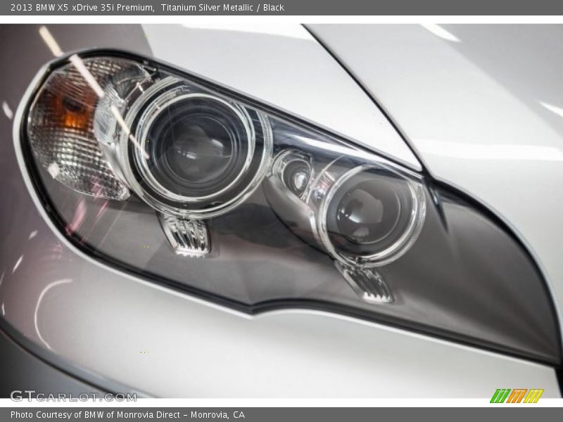Titanium Silver Metallic / Black 2013 BMW X5 xDrive 35i Premium