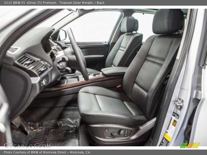 Titanium Silver Metallic / Black 2013 BMW X5 xDrive 35i Premium