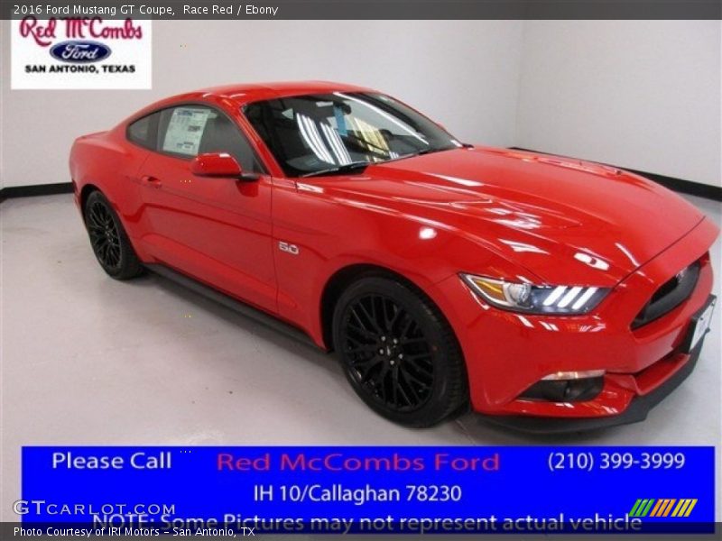 Race Red / Ebony 2016 Ford Mustang GT Coupe