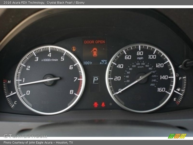 Crystal Black Pearl / Ebony 2016 Acura RDX Technology