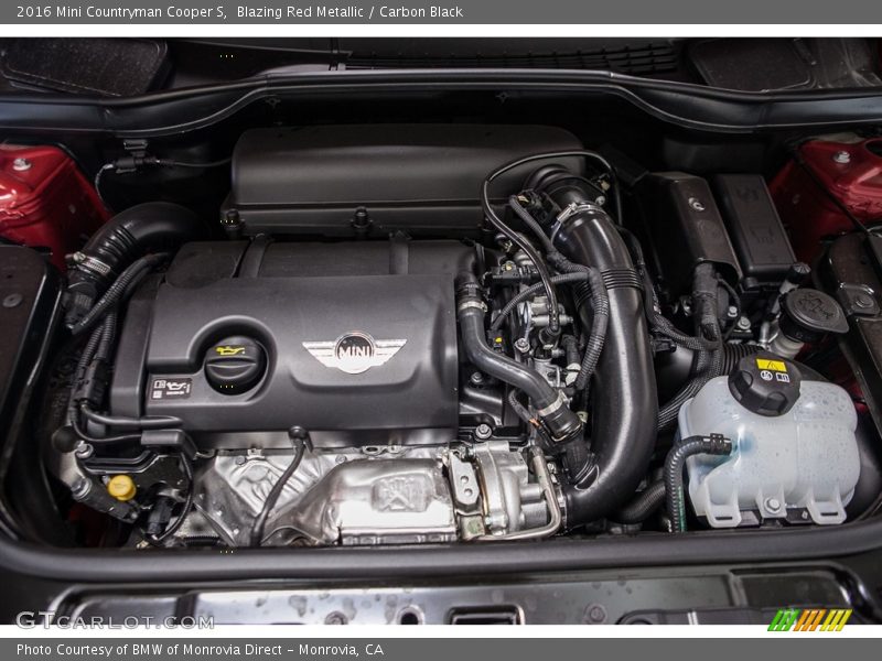 2016 Countryman Cooper S Engine - 1.6 Liter Turbocharged DOHC 16-Valve VVT 4 Cylinder