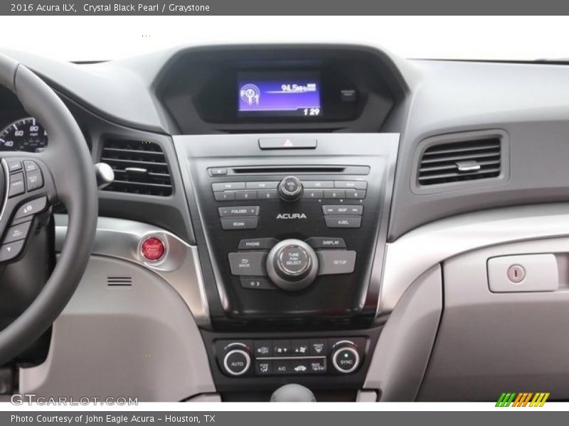 Crystal Black Pearl / Graystone 2016 Acura ILX